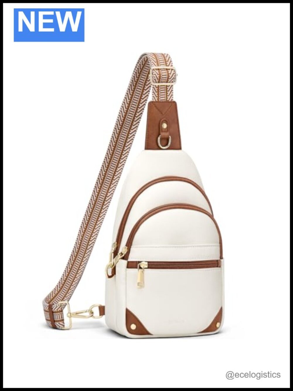Anti Theft Crossbody Bag RFID Sling Travel Purse Faux Leather